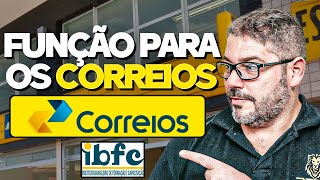 Como Estudar Função Para o Concurso dos Correios 2024  Banca IBFC [upl. by Alethia247]