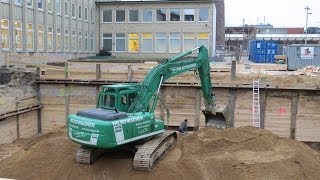 Bagger HITACHI ZAXIS 210 LC in einer Baugrube  Soeren66 [upl. by Hy297]