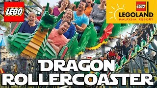 Dragon Roller Coaster POV Legoland [upl. by Iad492]