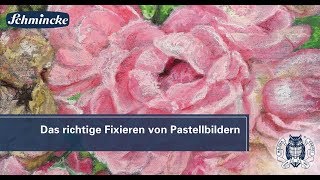 Das richtige Fixieren von Pastellbildern [upl. by Danialah]