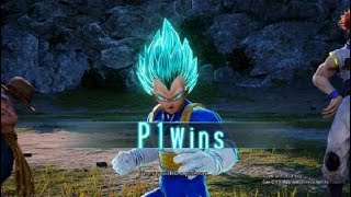 GOLDEN DAWN CUSTOM  VEGETA SSBLUFFYHISOKA VS ASTADAI  JUMP FORCE ONLINE  BLACK CLOVER  DBZ [upl. by Eniamrahc]