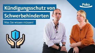 Kündigungsschutz für schwerbehinderte Arbeitnehmer Das müssen Sie wissen [upl. by Arrahs794]