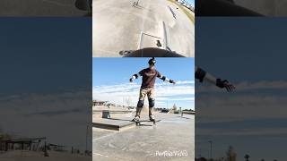 Split Screen Nose Slide practice skateboarding noseslide skateboardtricks [upl. by Robinia]