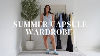 SUMMER CAPSULE WARDROBE 2024  How to get the most out of your summer wardrobe  Summer basics [upl. by Nonna761]