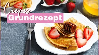 Crepes Mit diesem einfachen Grundrezept kann nichts schief gehen [upl. by Ayle]