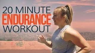 20 Minute Endurance Running Workout Follow Along [upl. by Hinkel]