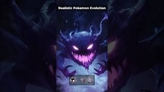 Realistic Pokemon Evolution  Gengar pokemon pokemoncommunity shorts gengar jigglypuff [upl. by Rosenbaum115]