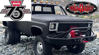 New RC4WD 110 8274 Warn Winch 75th Anniversary Edition TF2 Install [upl. by Fihsak613]