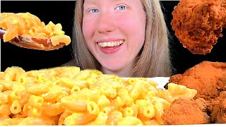 ASMR MAC amp CHEESE amp NUGGETS MUKBANG EATING SOUNDS [upl. by Certie]