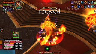 Majordomo Staghelm 10 HC Buffed version  Feral Druid  Cataclysm Classic Firelands [upl. by Kizzie]