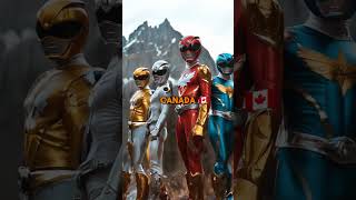 COUNTRIES AS POWER RANGERS💀 countriestransformersmidjourneymidjourneyaimidjourneyart [upl. by Yeorgi150]