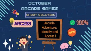 Arcade Adventure Identity and Access I ARC233 qwiklabs arcade googlecloud gcp Shortway 2024☁️🚀 [upl. by Coray]