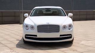 Bentley Flying Spur Glacier White [upl. by Dnaltiac]