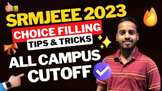 SRMJEEE EXPECTED CUTOFF 2023 FOR ALL CAMPUS 🔥 KTR Cutoff  AP Cutoff  SRMJEEE Counselling 2023 [upl. by Willett]