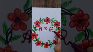 APMSRN name letters satisfying artytshort trending viral [upl. by Dardani]