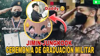 JiminJungkook en su CEREMONIA DE GRADUACIÓN😍🐥🐰Envian emotivo mensaje a Army😭💜 bts jungkook jimin [upl. by Aholla]