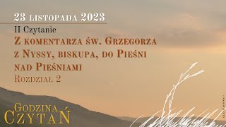 GodzinaCzytań  II Czytanie  23 listopada 2023 [upl. by Nims]