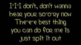 Fefe Dobson  Stuttering Lyrics HQ [upl. by Eisej419]