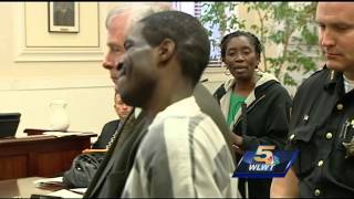 Convicted killer laughs as victims sister addresses court at sentencing [upl. by Rovner]