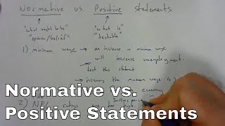 The Difference between Normative and Positive Statements [upl. by Ute]