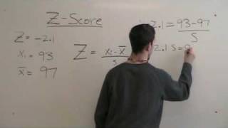 Find Standard Deviation With the ZScore Formula [upl. by Lejeune222]