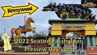 Kennywood 2022 Passholder Preview Vlog [upl. by Htenay691]