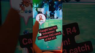 New style to catch 5 finger power  Caught R4 Volcanion Number 33 catch of R4 5 [upl. by Lindahl]