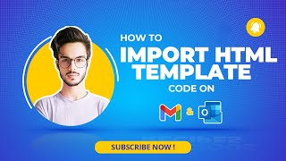 How to import an HTML email template on your Gmail Outlook [upl. by Thirzi582]