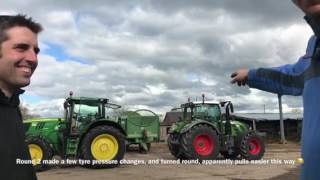 Fendt 724 vs John Deere 6210r [upl. by Ailemap]