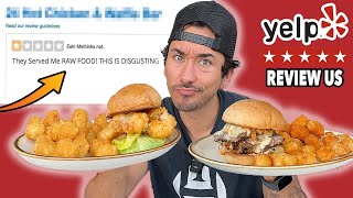 Eating At A Restaurant With No Reviews SHOCKING [upl. by Gadmon]