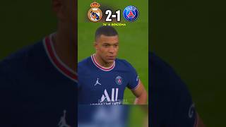 Real Madrid 🇪🇸 VS PSG 🇫🇷 UCL 2022 Mbappe Offside Benzema Aura [upl. by Akilat366]