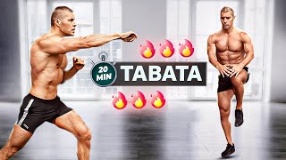 Boost Your Fitness Level 📈  20Minute Tabata Workout At Home [upl. by Aelyk]