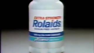 1991 Extra Strength Rolaids Antacid Commercial [upl. by Fredra]