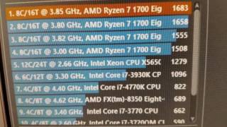 Ryzen 1700 overclock with Stock Cooler Wrath Spire [upl. by Ydolem]