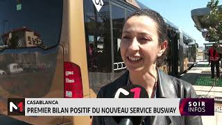 Casablanca Premier bilan positif du nouveau service Busway [upl. by Thorndike]