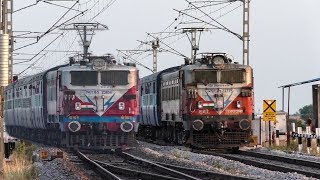 Electric Freight Locomotives With SuperfastExpress Trains  Indian Railways [upl. by Lem427]