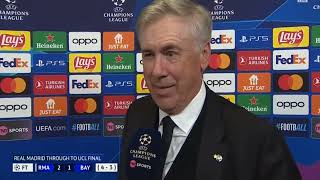 Carlo Ancelotti Post Match Interview Real Madrid vs Bayern Munich 21 [upl. by Aitsirt218]