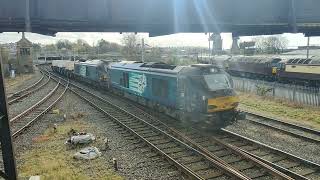 Direct Rail Services Freight Move 6801768005 6C53 Carnforth 22102024 [upl. by Doria]