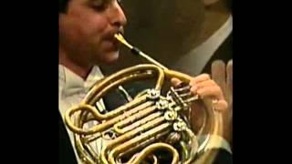 Will Sanders Horn playing incredibly Sinfonia Domestica by RStrauss [upl. by Aihtnyc193]