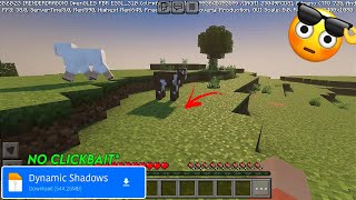 😮Dynamic Shadows In Mcpe  Best Shader For Mcpe 120 Render Dragon  100 Working [upl. by Tabber]