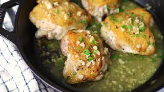 Garlic Butter Chicken Thighs [upl. by Emerald299]