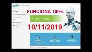 LICENCIA DE ESET NOD32 ANTIVIRUS 11  ACTIVAR 100 FUNCIONANDO [upl. by Delcina]