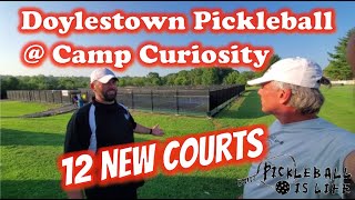 Doylestown Pickleball  Camp Curiosity Get New Courts [upl. by Zebe]