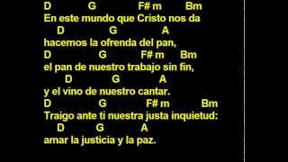 CANTOS PARA MISA  SABER QUE VENDRÁS  OFERTORIO  LETRA Y ACORDES  ADVIENTO Y ORDINARIO [upl. by Asiruam]