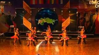 IDSF European Formation Latin Championship 2011 final Vera Russia Tyumen [upl. by Ardnossac922]