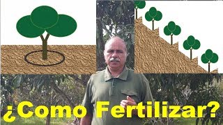 Como fertilizar el 3er video del Curso de Fertilización en Frutales [upl. by Mabel]