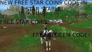 NEW STAR COINS CODE IN STAR STABLE FREE REDEEM CODE STAR STABLE [upl. by Asamot]