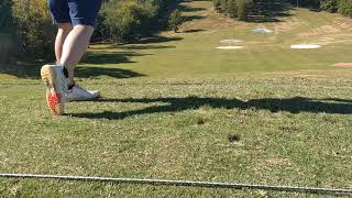 100 ball bucket time lapse 2nd of day at Core Golf in Dandridge TN on the natural grass surface [upl. by Lot]