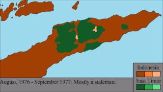 The Indonesian Invasion of East Timor Every Month [upl. by Llenoil161]