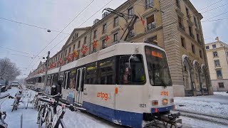 GenèveSuisse sous la neige Mars 2018 [upl. by Hilliard]